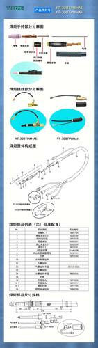 焊机用水冷氩弧焊枪yt-308tpw直柄焊炬焊炬型号 yt-308tpw 产品序列号